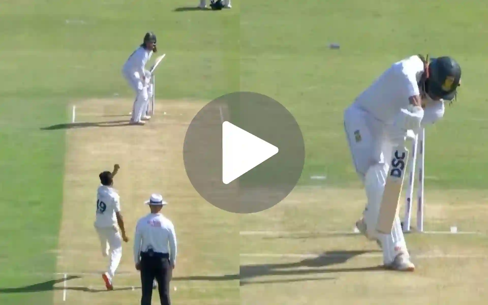 [Watch] Khurram Shahzad Channels Inner Wasim Akram; Bowls Best Ball Of 2024 In 1st Test